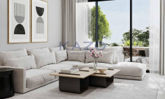 Stunning two bedroom top floor apartment with roof garden for sale in Agios Nicolaos area 