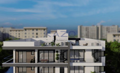 Stunning two bedroom top floor apartment with roof garden for sale in Agios Nicolaos area 