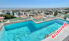 4 bedroom penthouse private pool for rent Limassol 