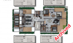 Large 2 bedroom unfurnished apartment for sale in Sotiros