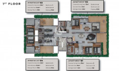 Beautiful 3 bedroom unfurnished apartment for sale in Sotiros
