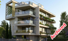 Luxury apartment under construction with sea view in Agios Athanasios 