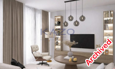 Luxury apartment under construction with sea view in Agios Athanasios 