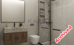 Luxury apartment under construction with sea view in Agios Athanasios 