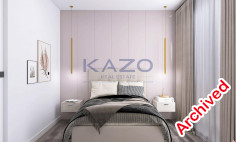 Luxury apartment under construction with sea view in Agios Athanasios 