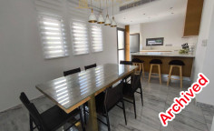 Modern sea front villa in Chloraka with pool 