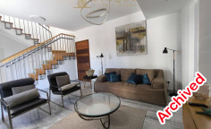 Modern sea front villa in Chloraka with pool 