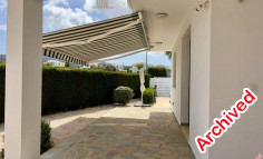 Modern detached villa in Pegeia with sea view 