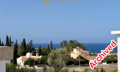 Modern detached villa in Pegeia with sea view 