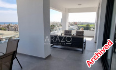 3 bedroom furnished apartment with swimming pool for sale in Larnaca