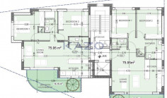 Spacious two bedroom top floor apartment Ypsonas 