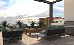 Spacious two bedroom top floor apartment Ypsonas 