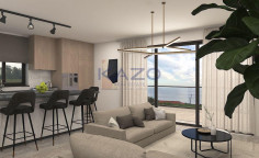 Spacious two bedroom top floor apartment Ypsonas 