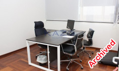 Fully furnished whole floor office space for rent in Kapsalos area 