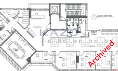 Fully furnished whole floor office space for rent in Kapsalos area 
