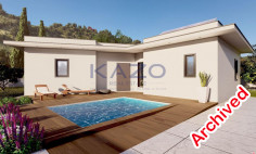 2 bedroom bungalow with swimming pool for sale in Apsioy