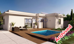2 bedroom bungalow with swimming pool for sale in Apsioy