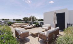 Spacious one bed apartment with swimming pool for sale in Livadia