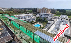 Modern Trachoni apartment with pool and gym 