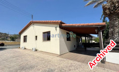 3 bedroom bungalow sea views for rent Pareklissia Limassol 