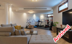 Spacious Mouttagiaka villa with pool and gym 