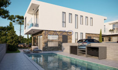 Detached house with pool in peaceful Kissonerga village 