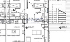 Modern top floor apartment Mesogi near hills pool gym 
