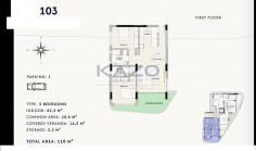 Modern two bedroom apartment for sale Linopetra 