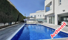 5 bedroom + basement detached villa for rent Agios Tychonas Limassol 
