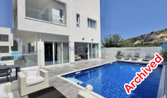 5 bedroom + basement detached villa for rent Agios Tychonas Limassol 