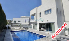 5 bedroom + basement detached villa for rent Agios Tychonas Limassol 