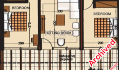 Spacious 2 bedroom furnished apartment with swimming pool to rent in Mouttagiaka