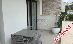 Spacious 2 bedroom furnished apartment with swimming pool to rent in Mouttagiaka