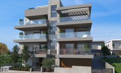 2 bedroom penthouse with swimming pool for sale in Chalomantres