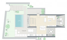 2 bedroom house with swimming pool for sale in Tsada