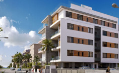 Large 2 bedroom apartment with swimming pool for sale in Papas Supermarket