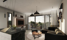 Modern apartments with roof garden and swimming pool 