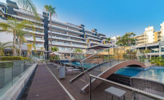 2 bedroom furnished apartment with swimming pool for sale in Potamos tis Germasogeias