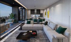 2 bedroom penthouse with swimming pool for sale in Mesa Geitonia