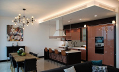 3 bedroom furnished penthouse with swimming pool for sale in Germasogeia Tourist Area