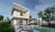 Luxury 4 bedroom furnished house with swimming pool for sale in Yeroskipou