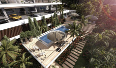 Large 3 bedroom furnished penthouse with swimming pool for sale in Agios Athanasios