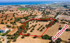 Beautiful residential 11037 m2 for sale in Mazotos, Larnaca