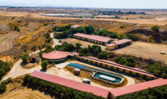 Fields with a horse farm in Pano Deftera, Nicosia 