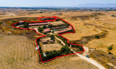Fields with a horse farm in Pano Deftera, Nicosia 