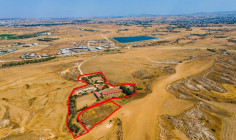 Fields with a horse farm in Pano Deftera, Nicosia 