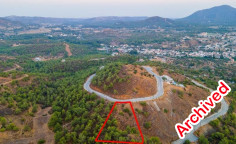 Spacious residential 2370 m2 for sale in Kornos, Larnaca