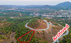 Spacious residential 1301 m2 for sale in Kornos, Larnaca