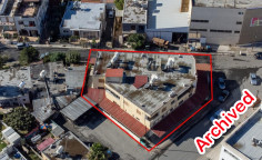 Mixed-use building in Larnaca city center 