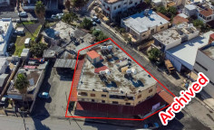 Mixed-use building in Larnaca city center 